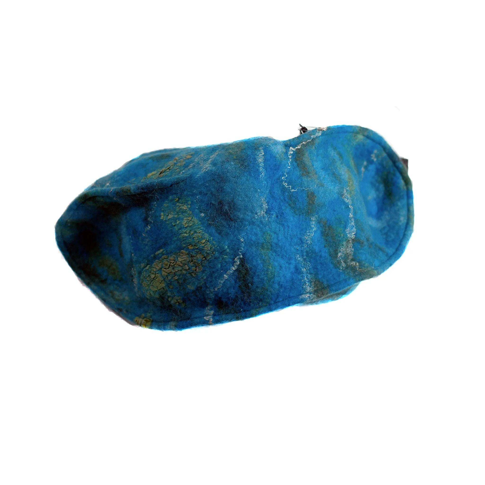 ~ Adopted ~ Turquoise Garrison Cap Style Beret