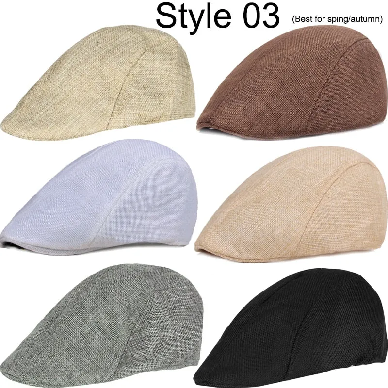 21 Types Men Berets 2021 Spring Autumn Winter Windproof Street Newsboy Beret Hat Retro England Hat Men Hats Peaked Painter Caps