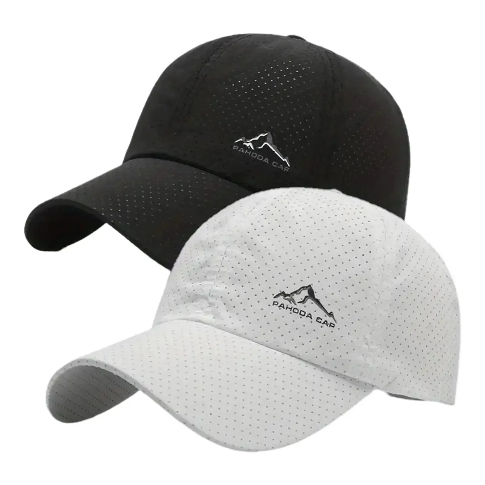 2PCS unisex trucker baseball caps, breathable and comfortable casual hats for outdoor activities