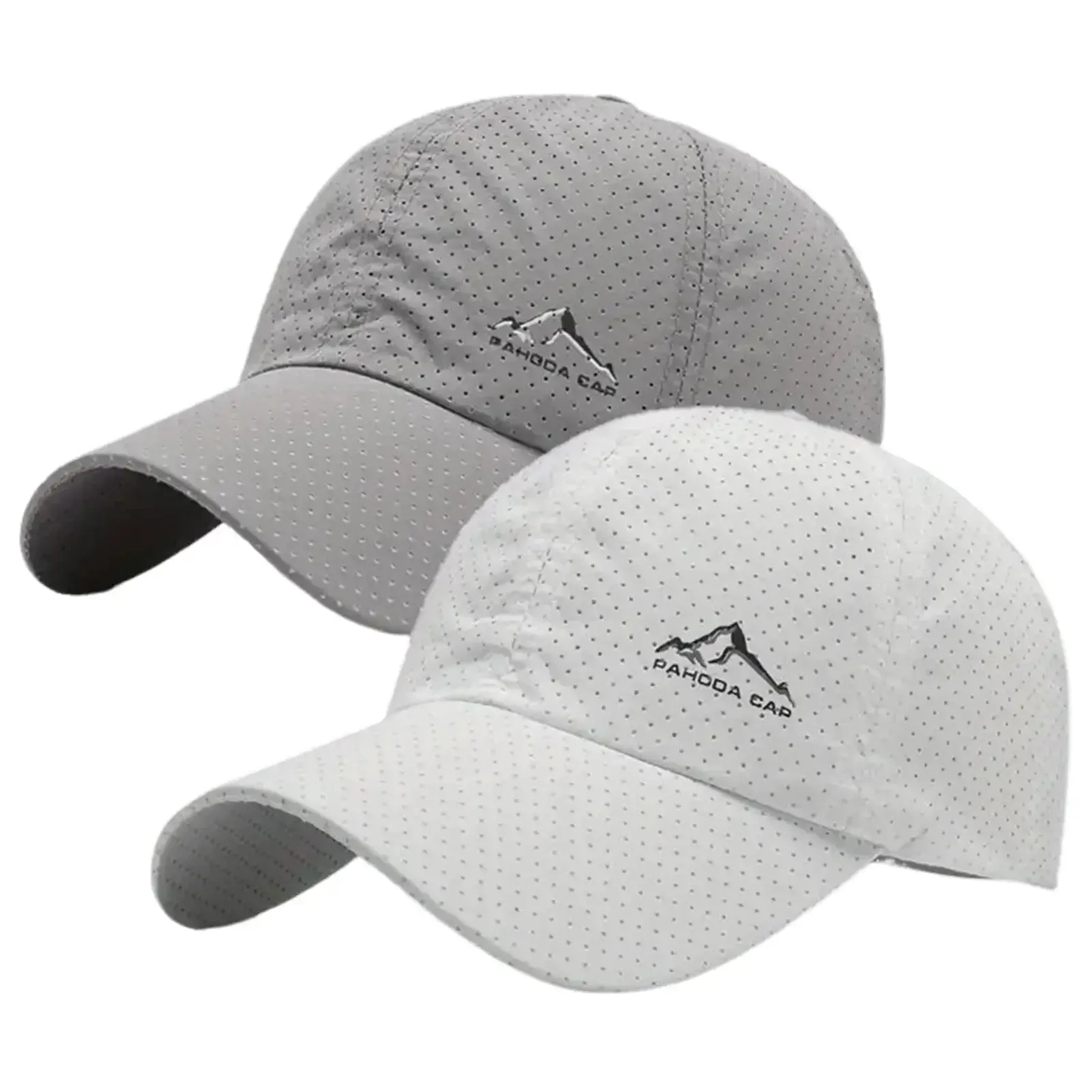 2PCS unisex trucker baseball caps, breathable and comfortable casual hats for outdoor activities