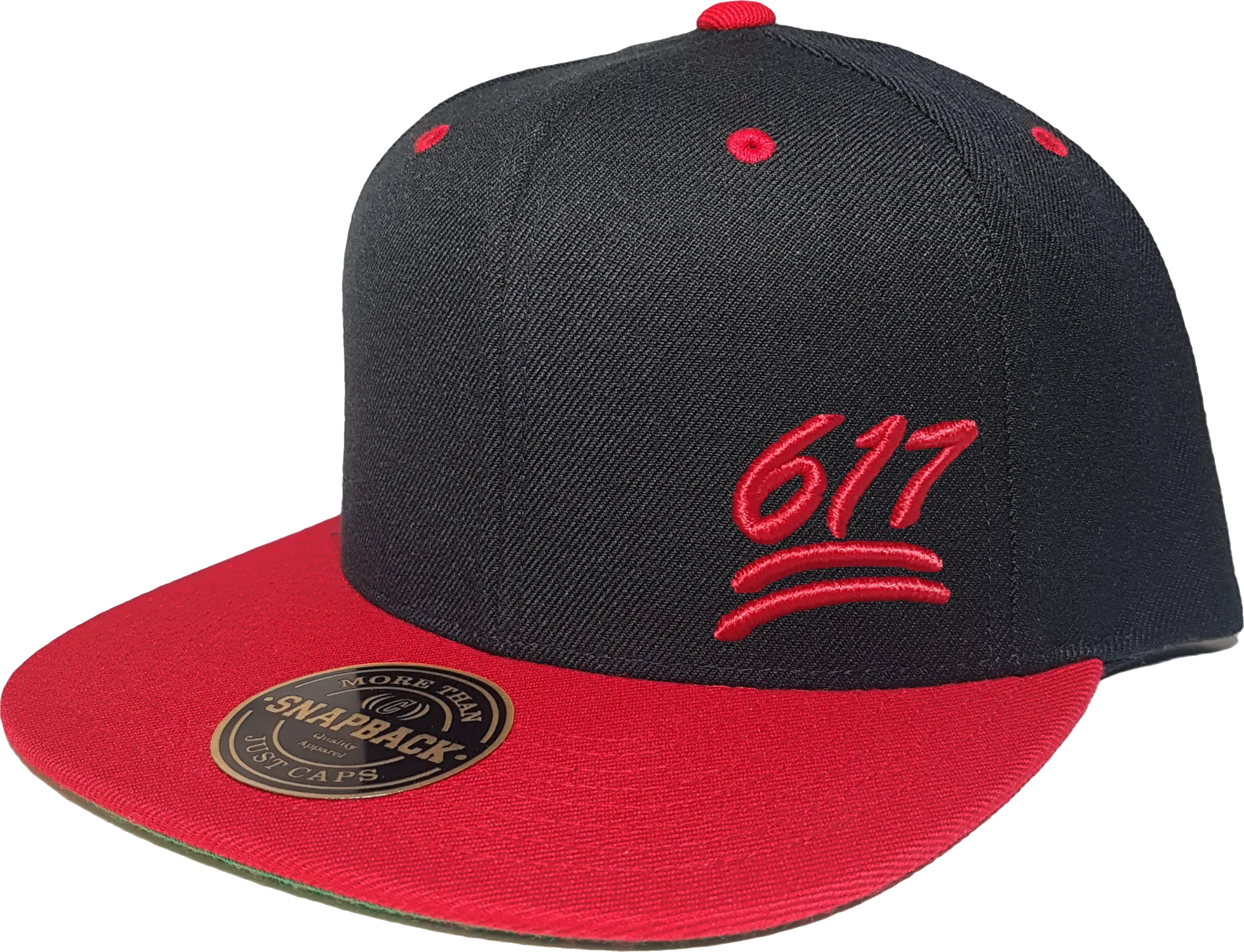 617 Snapback 100 Emoji Inspired Black Red