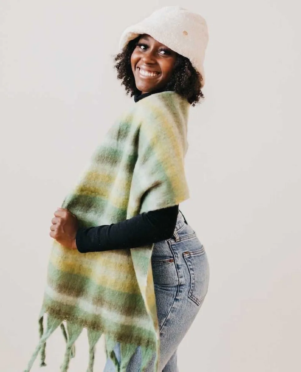 Adventure Ombre Scarf Green