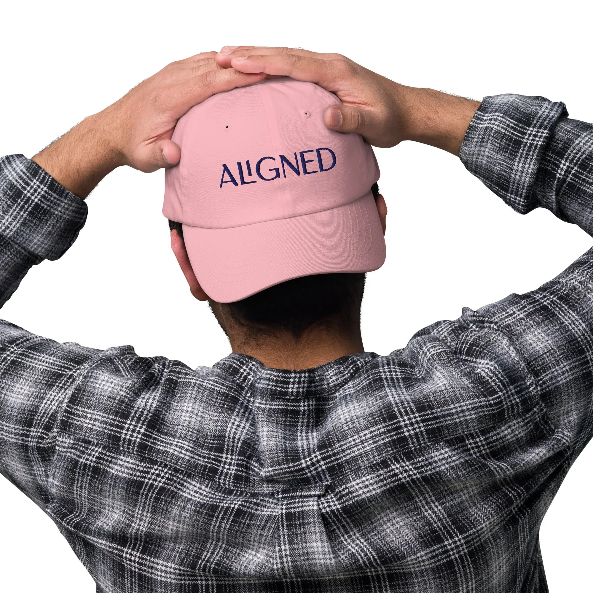 Aligned Dad Hat (Navy Stitch)