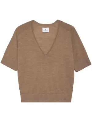 Anine Bing Aria Sweater in Brown