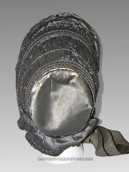 Antique Spoon Bonnet - Circa 1860 - Civil War Era