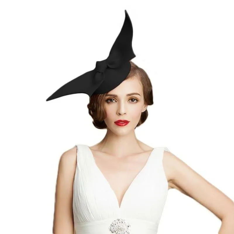 Australia Wool Pillbox Wedding Fascinator Bow knot Lady Vintage Felt Cocktail Party Fedoras Hats