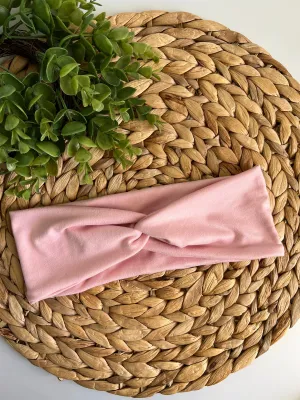 Ballerina Pink Solid Color Headband