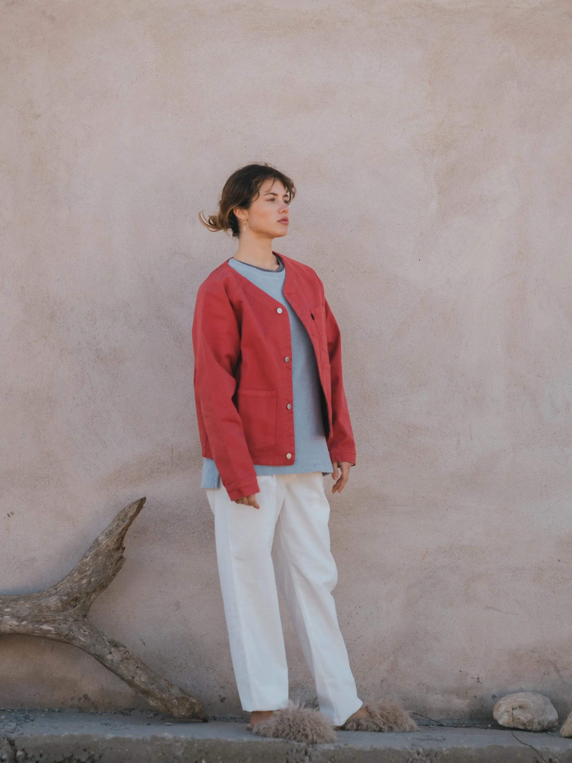 BASEBALL JACKET FRAMBOISE