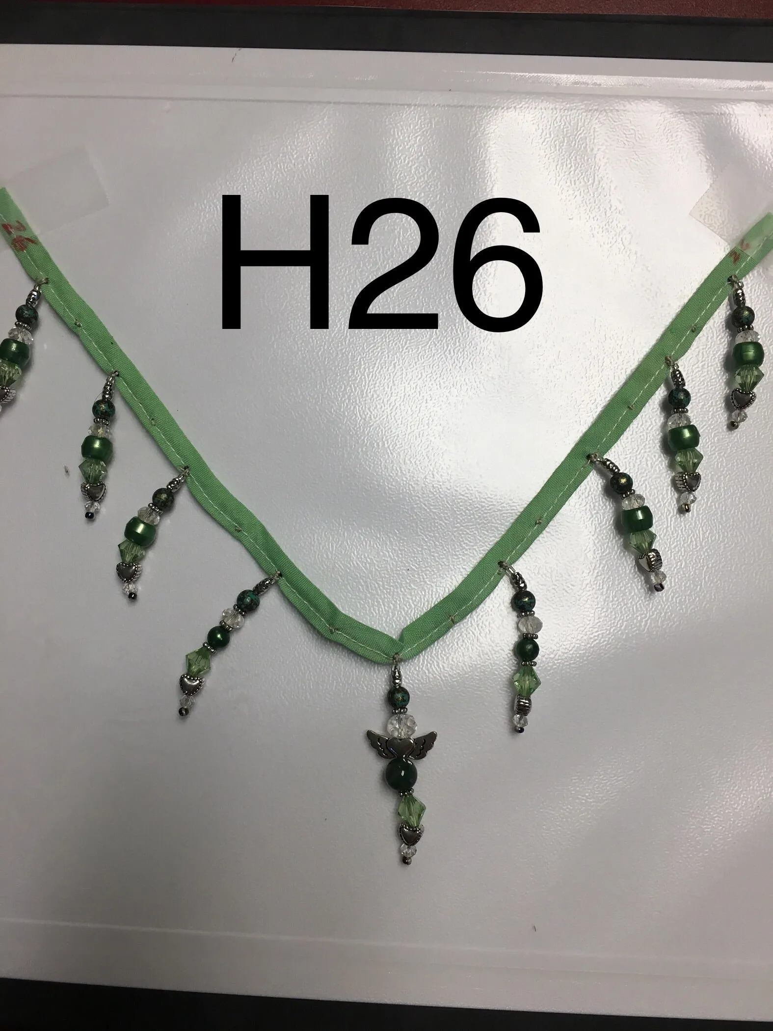 Beading Hand made 1.5" to 2" under bib