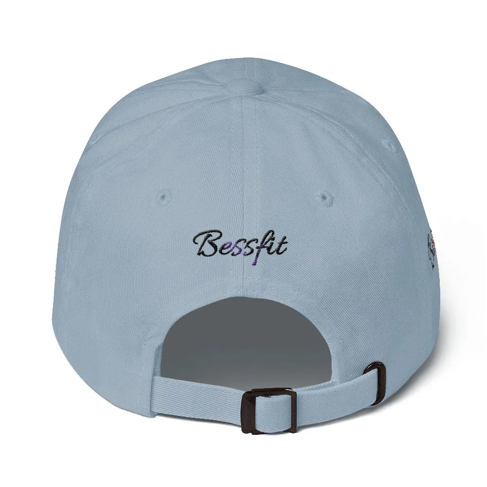 Bessfit Black Panda Dad hat