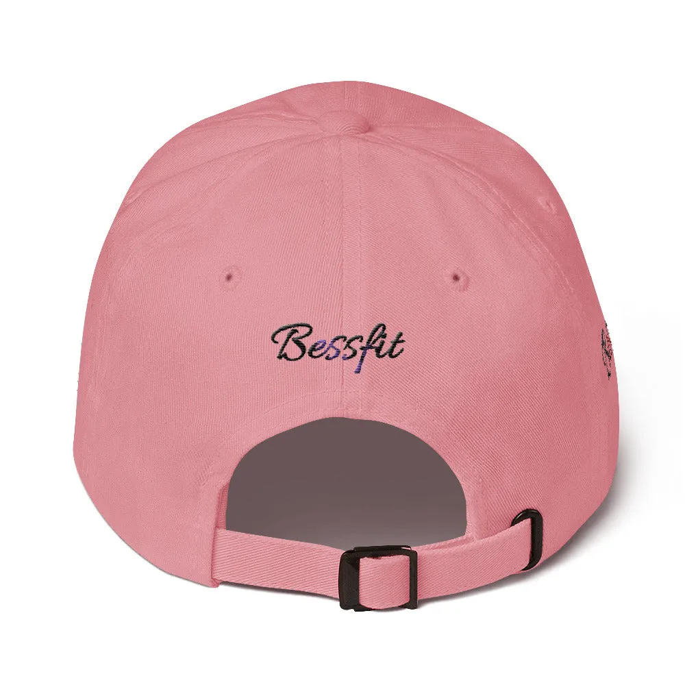 Bessfit Black Panda Dad hat