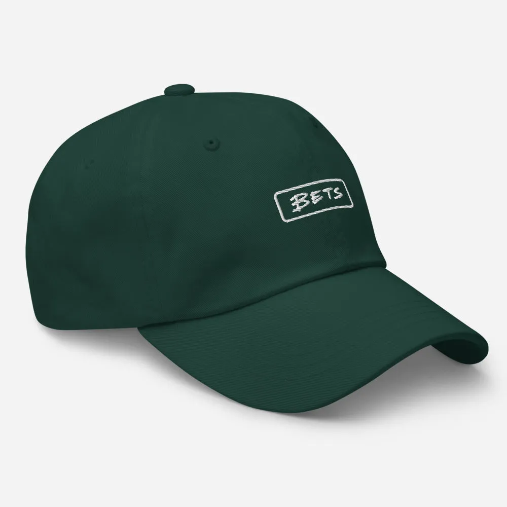 Bets White Logo Hat