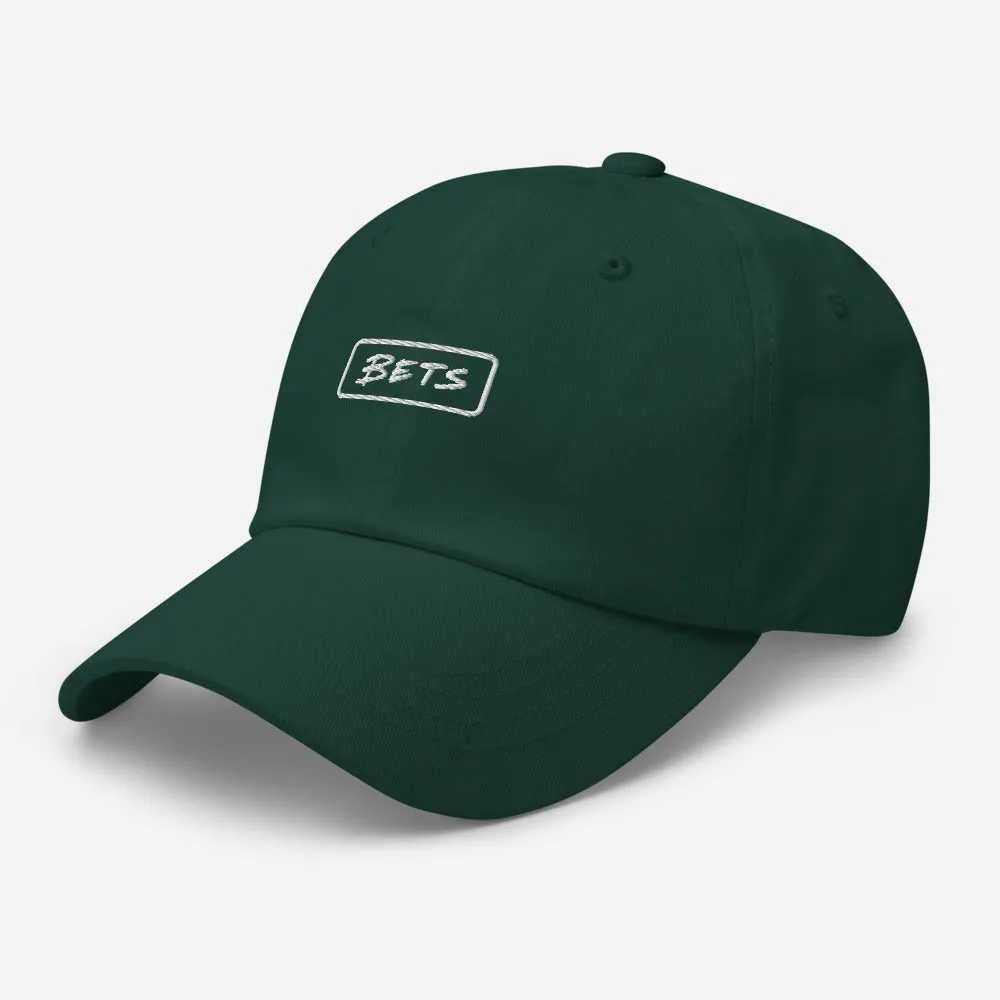 Bets White Logo Hat