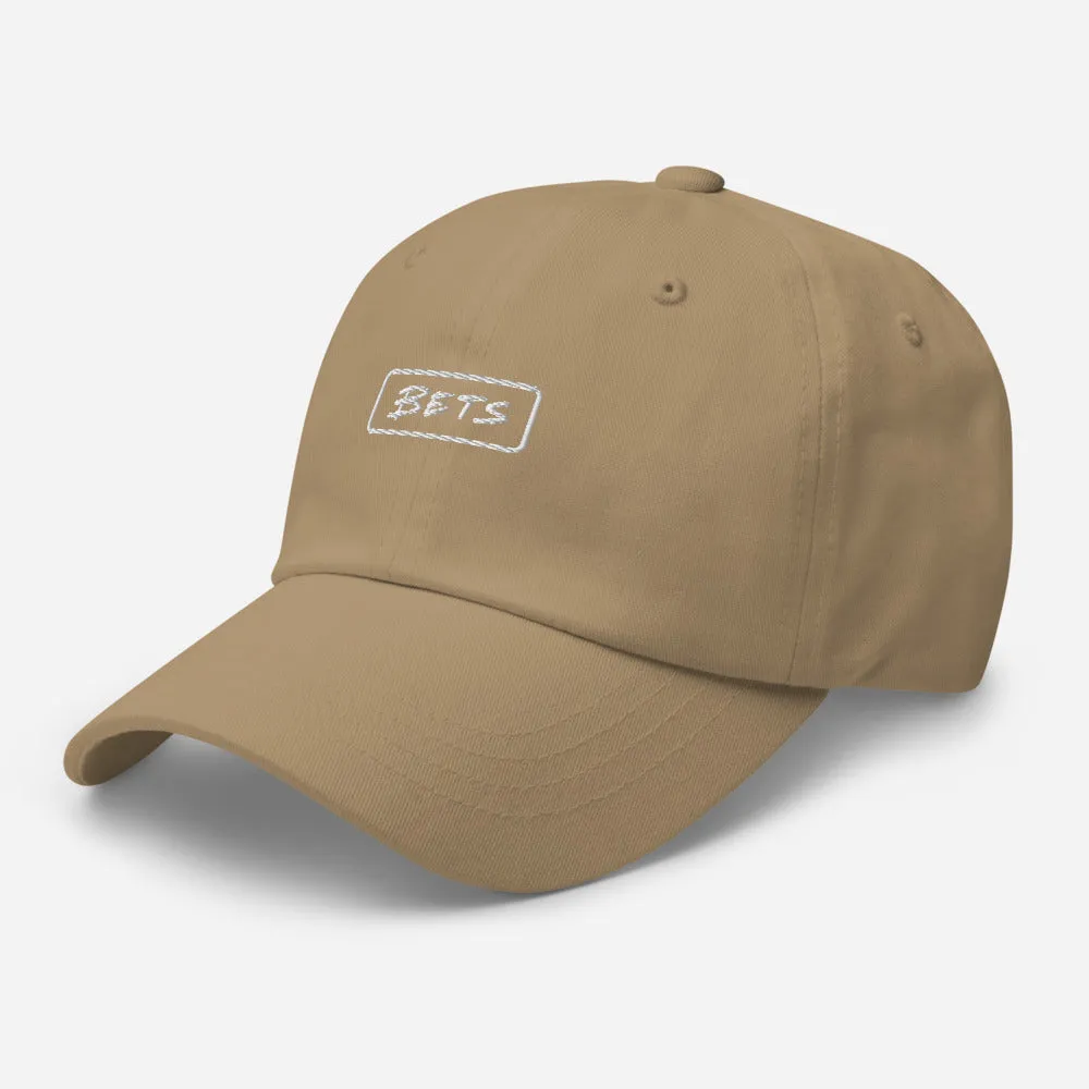 Bets White Logo Hat