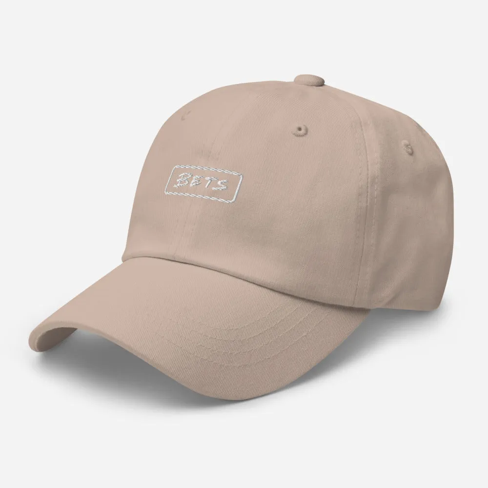 Bets White Logo Hat