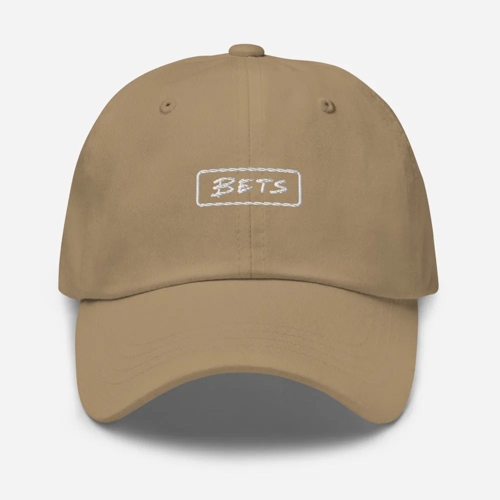 Bets White Logo Hat