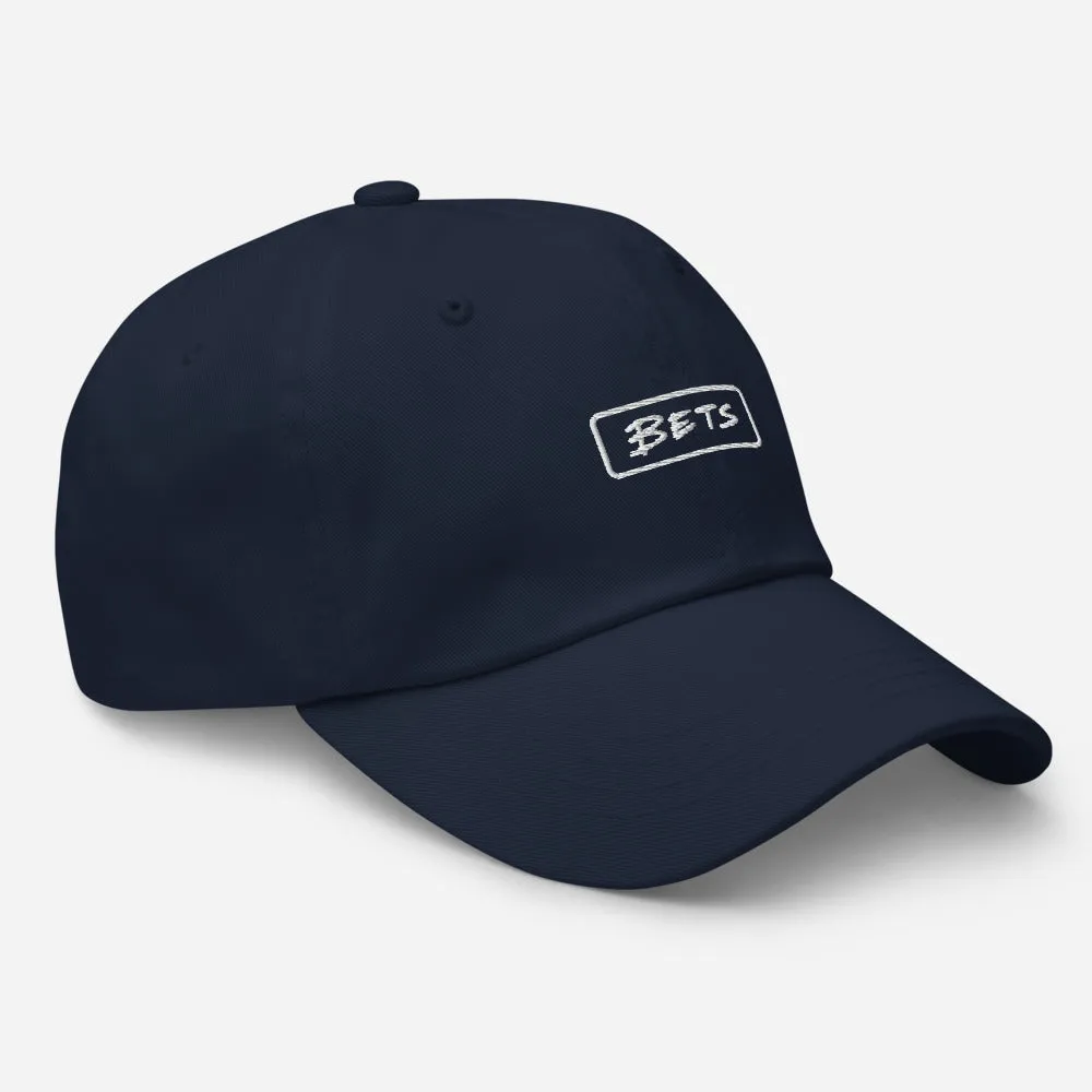 Bets White Logo Hat