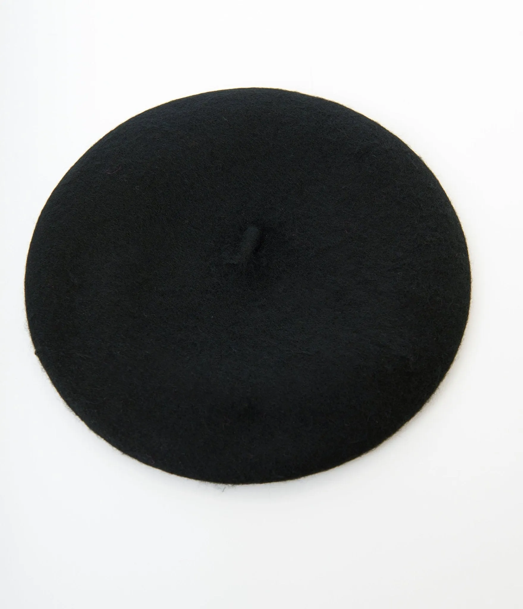 Black Classic Vintage Parisian Beret