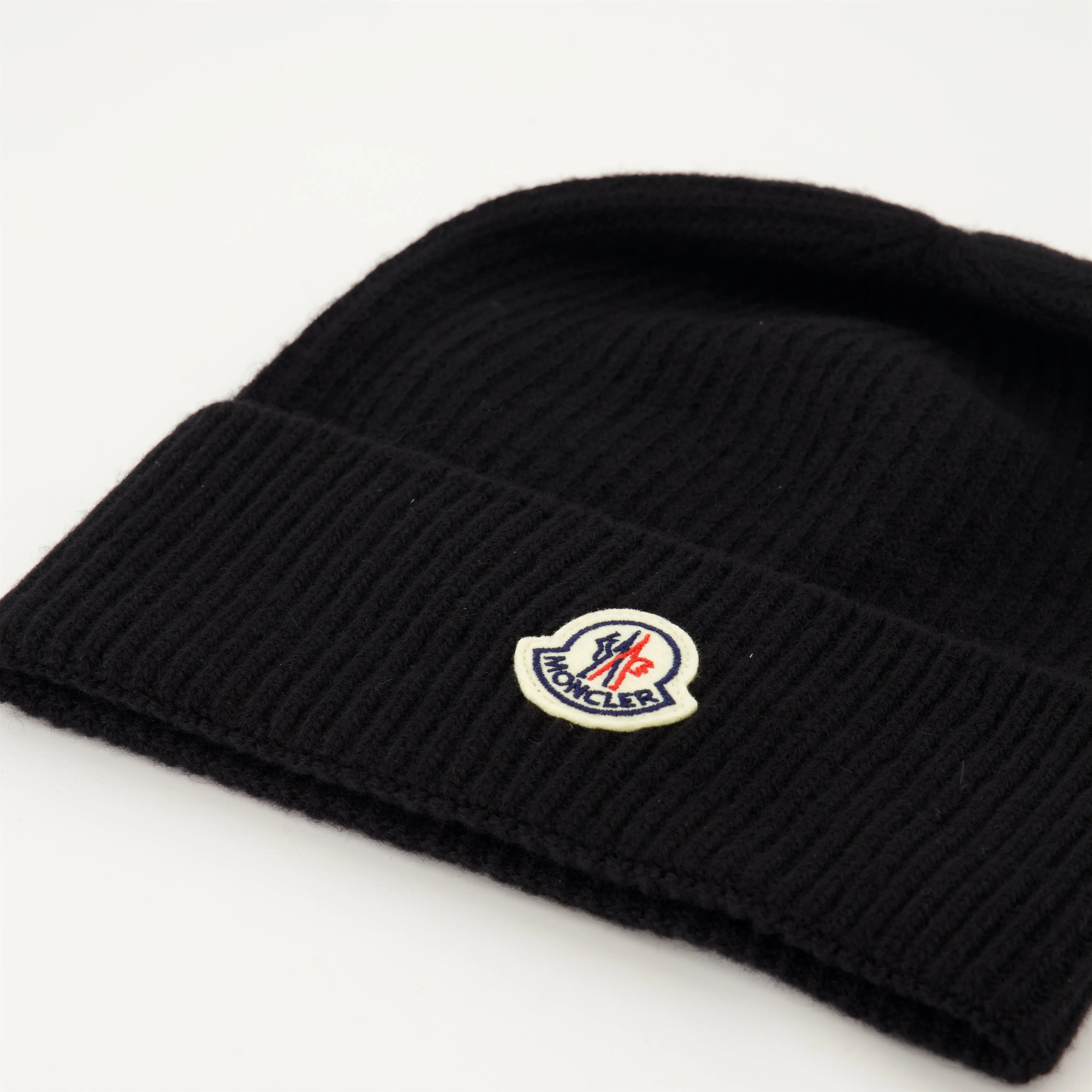 Black Wool and Cashmere Beanie