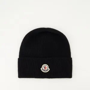 Black Wool and Cashmere Beanie