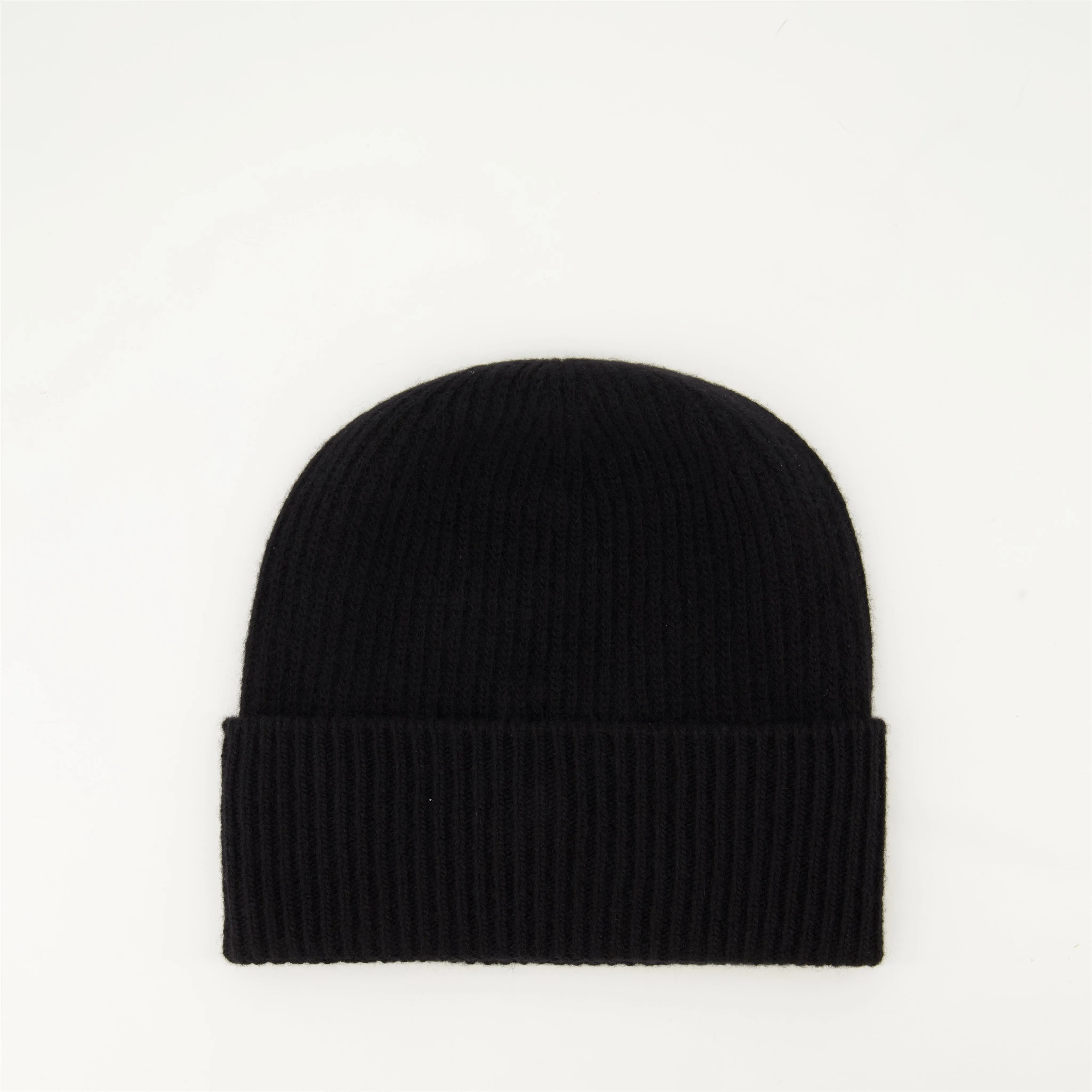 Black Wool and Cashmere Beanie