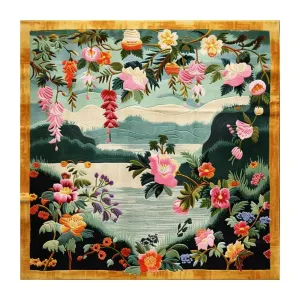 Blossom Cascade Hand Tufted Rug