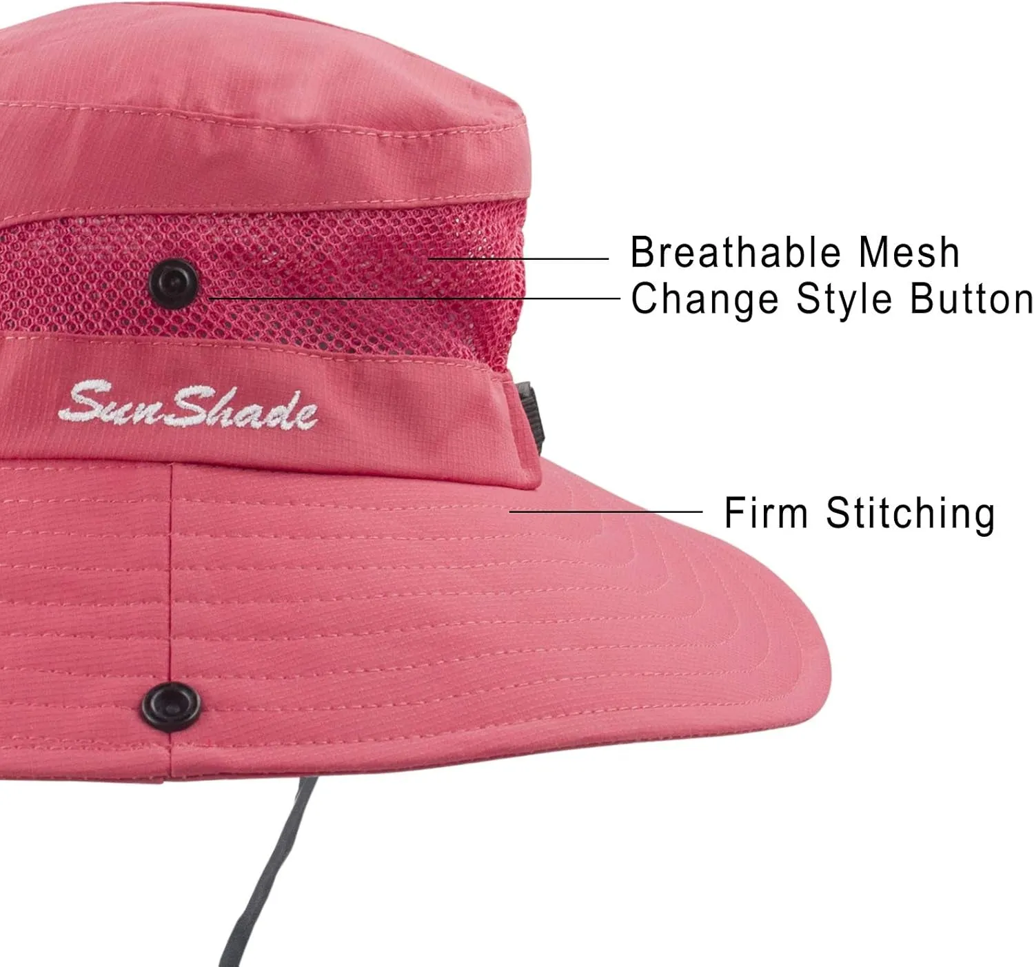 Breathable UV Protection Ponytail Sun Hat – Perfect for Beach Days, Trips & Outdoor Fun