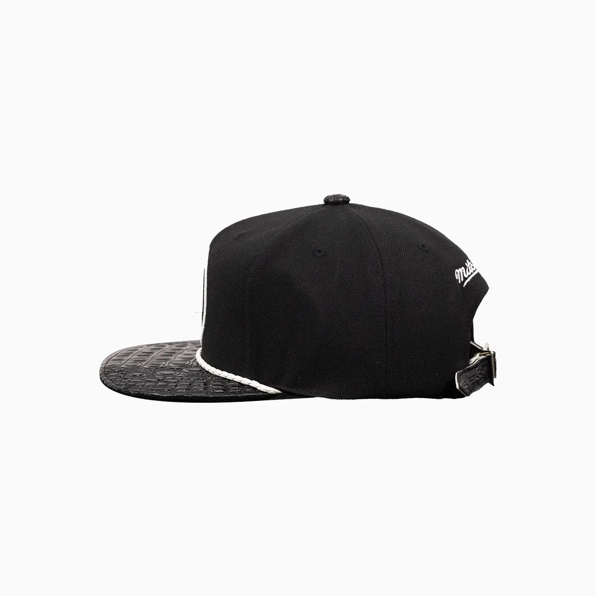 Breyer's Buck 50 Brooklyn Nets Hat With Leather Visor