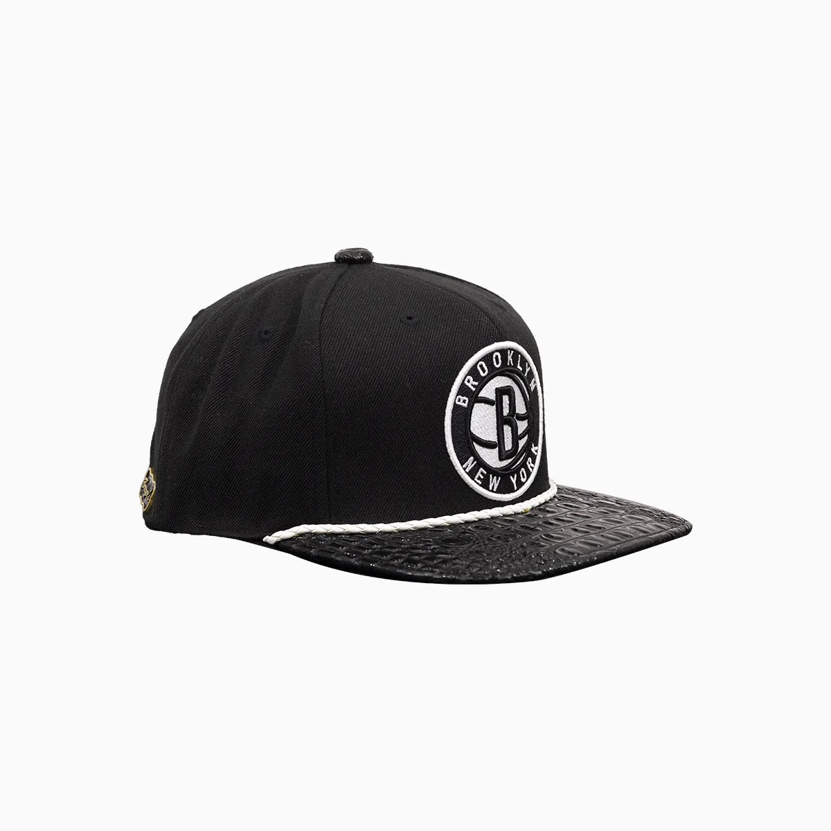 Breyer's Buck 50 Brooklyn Nets Hat With Leather Visor