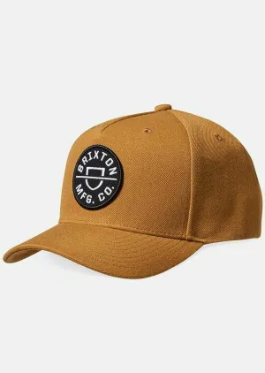 Brixton Men's Crest C MP Snapback Cap
