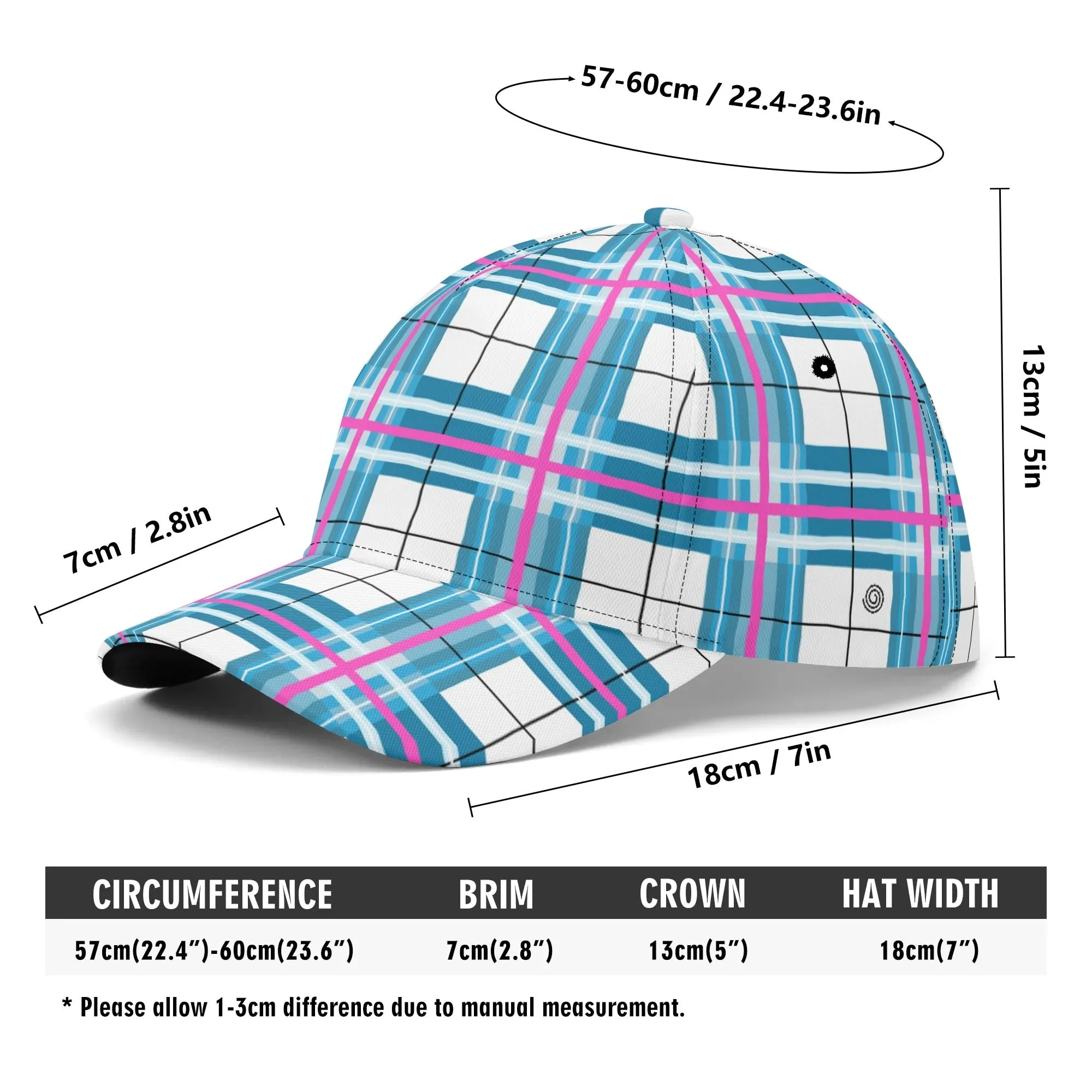 ✨'Bute Sky' Happy Tartan® Baseball Cap✨
