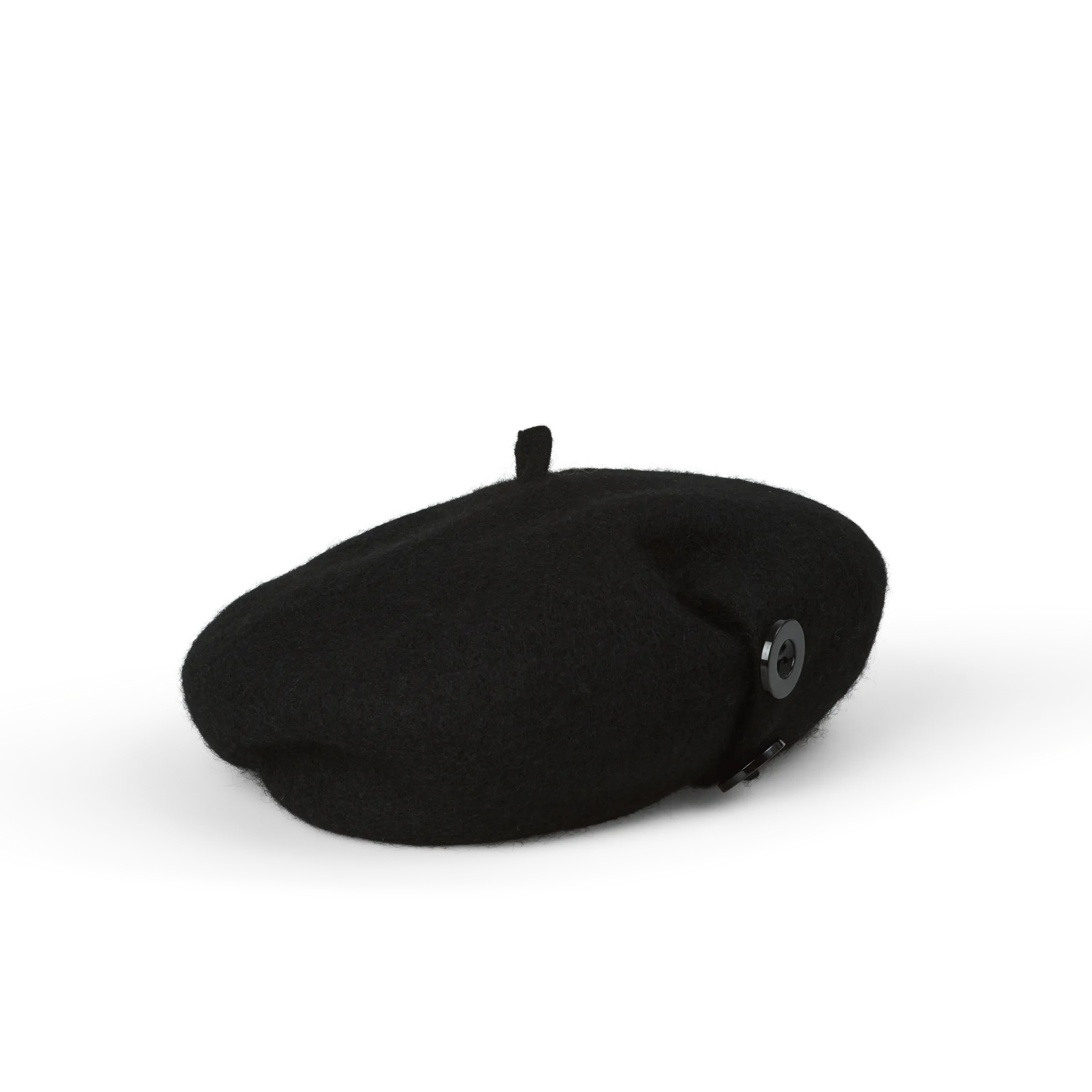 Button Black Beret