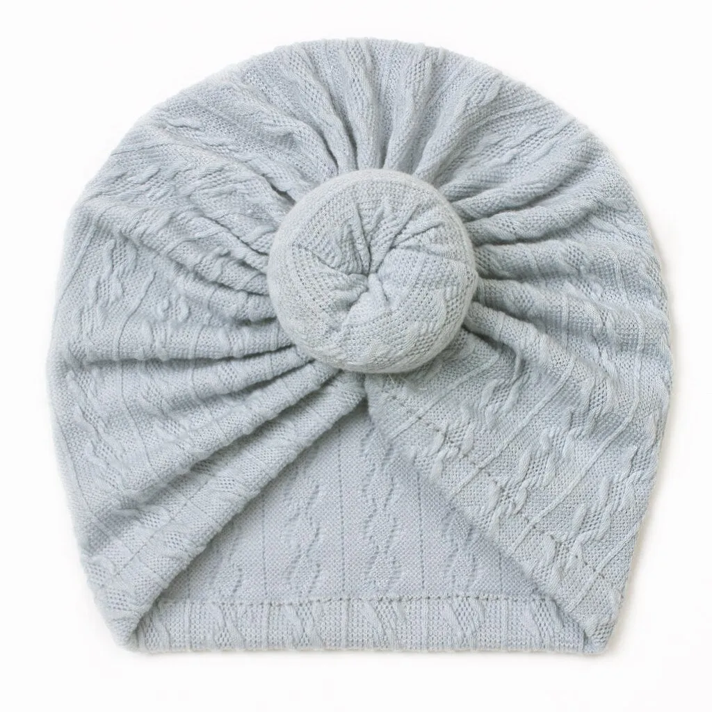 Cable Knit Baby Turban