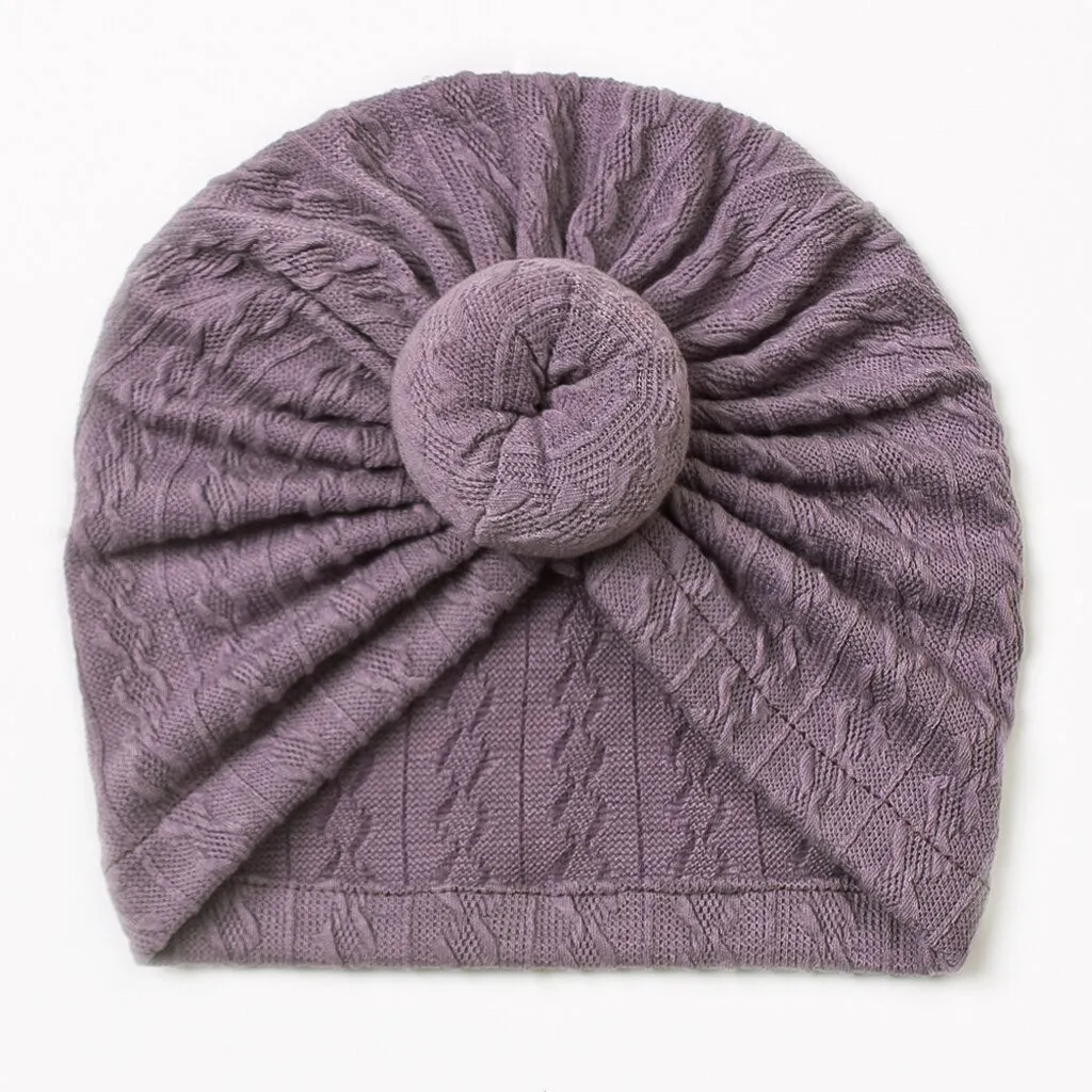 Cable Knit Baby Turban