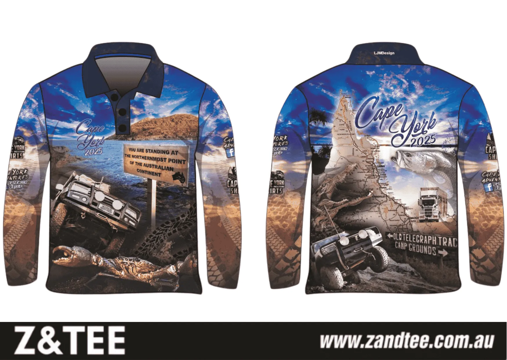 Cape York | Complete Cape York Blue Fishing Shirt (2025) ★Pre-Order★