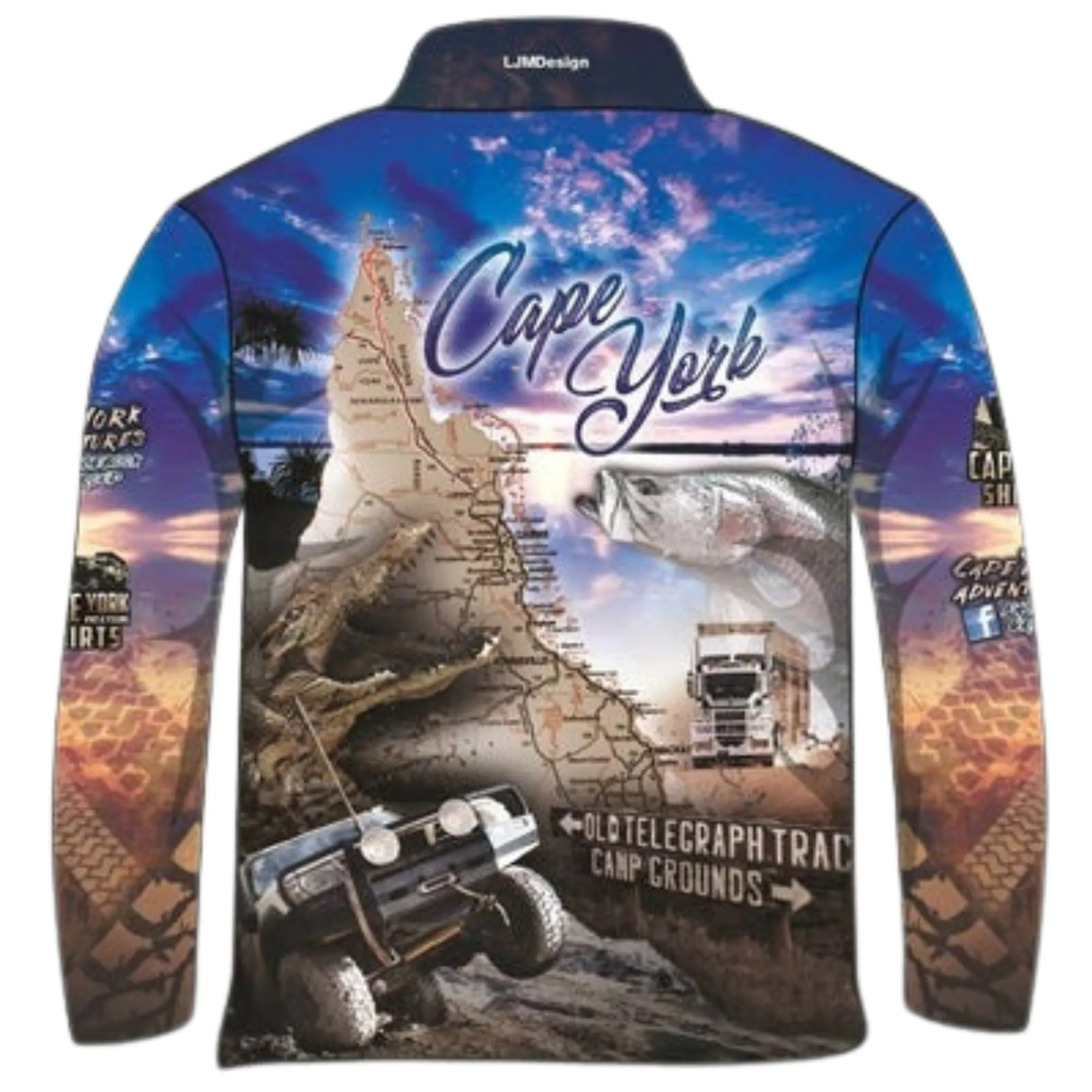 Cape York | Complete Cape York Blue Fishing Shirt ★Pre-Order★