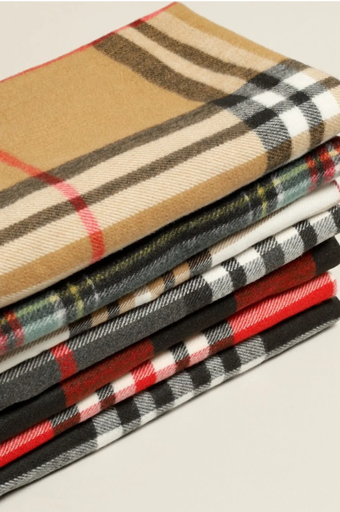 Cashmere Feel Plaid Scarf- Dasher