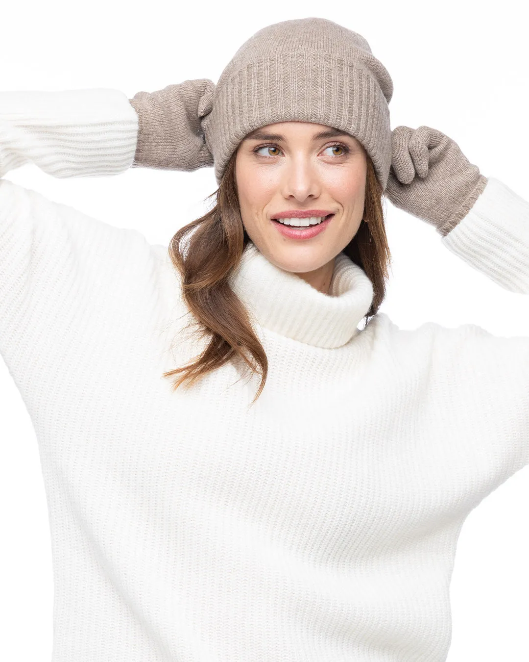 Cashmere Ribbed Hat