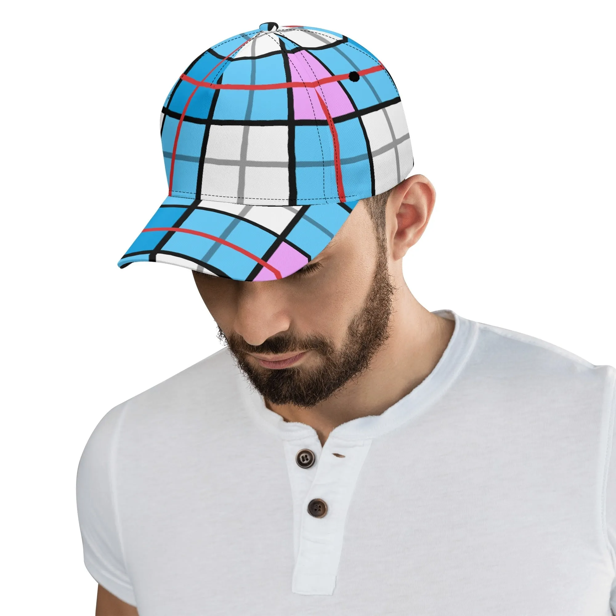 'Clyde Sky Candy' Happy Tartan® Baseball Cap