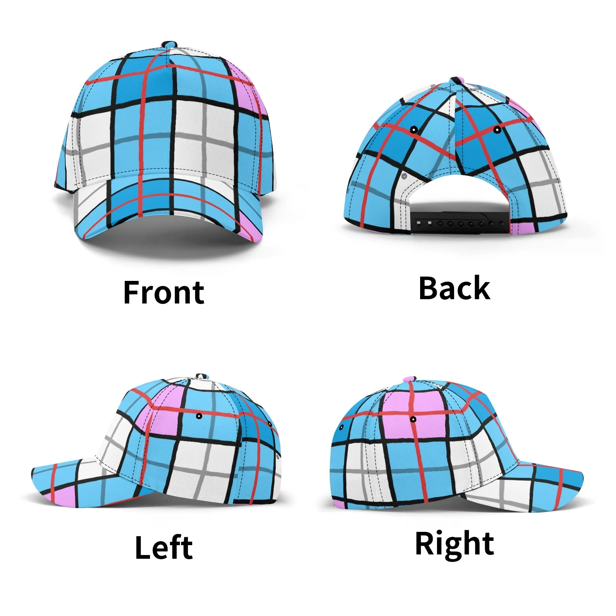 'Clyde Sky Candy' Happy Tartan® Baseball Cap
