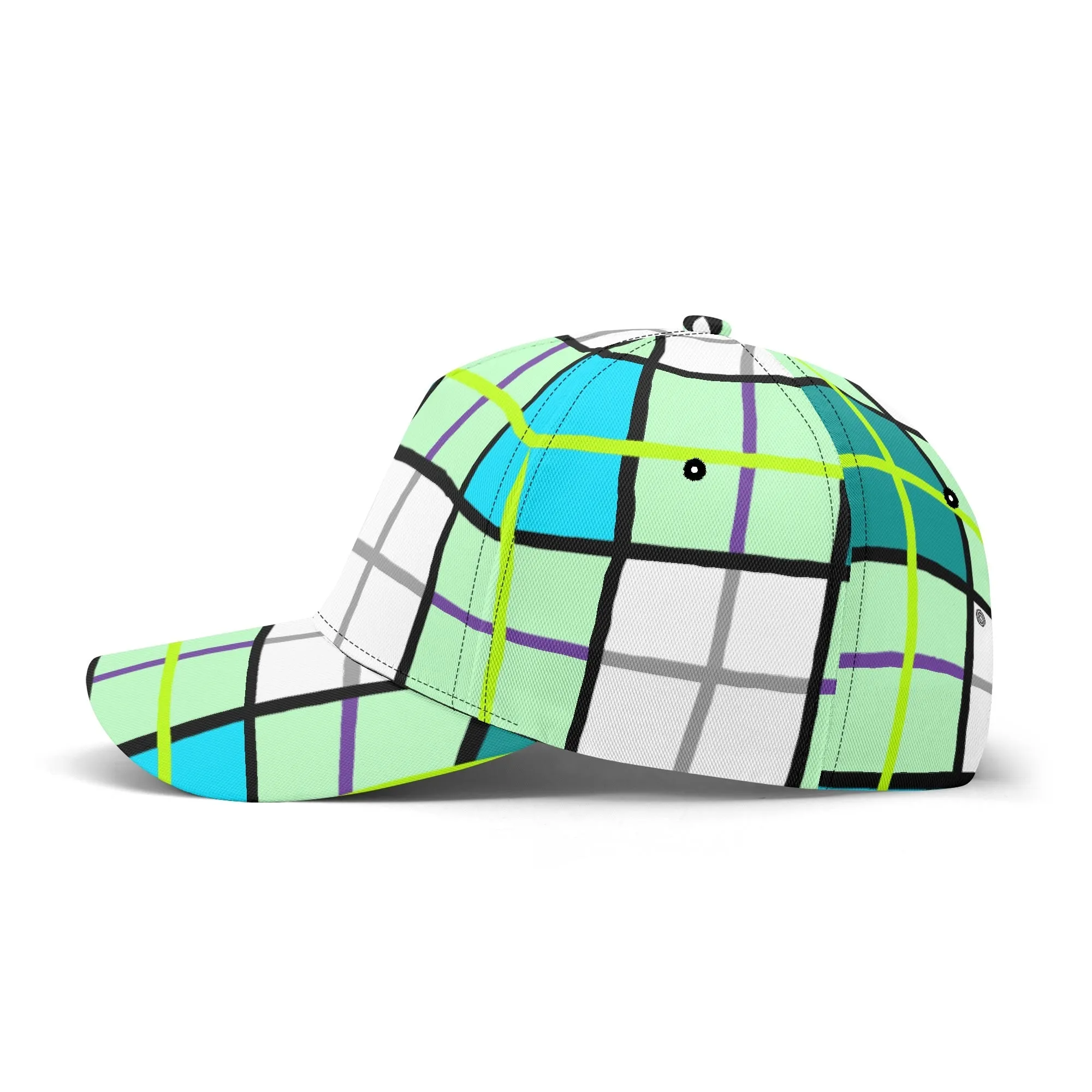 'Clyde Sky Green' Happy Tartan® Baseball Cap