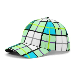 'Clyde Sky Green' Happy Tartan® Baseball Cap