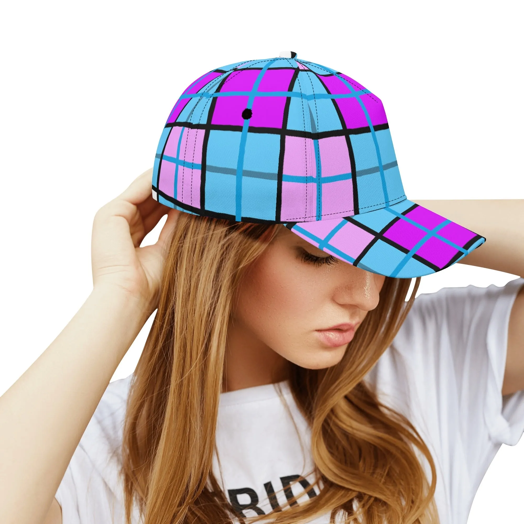 'Clyde Sky Purple' Happy Tartan® Baseball Cap