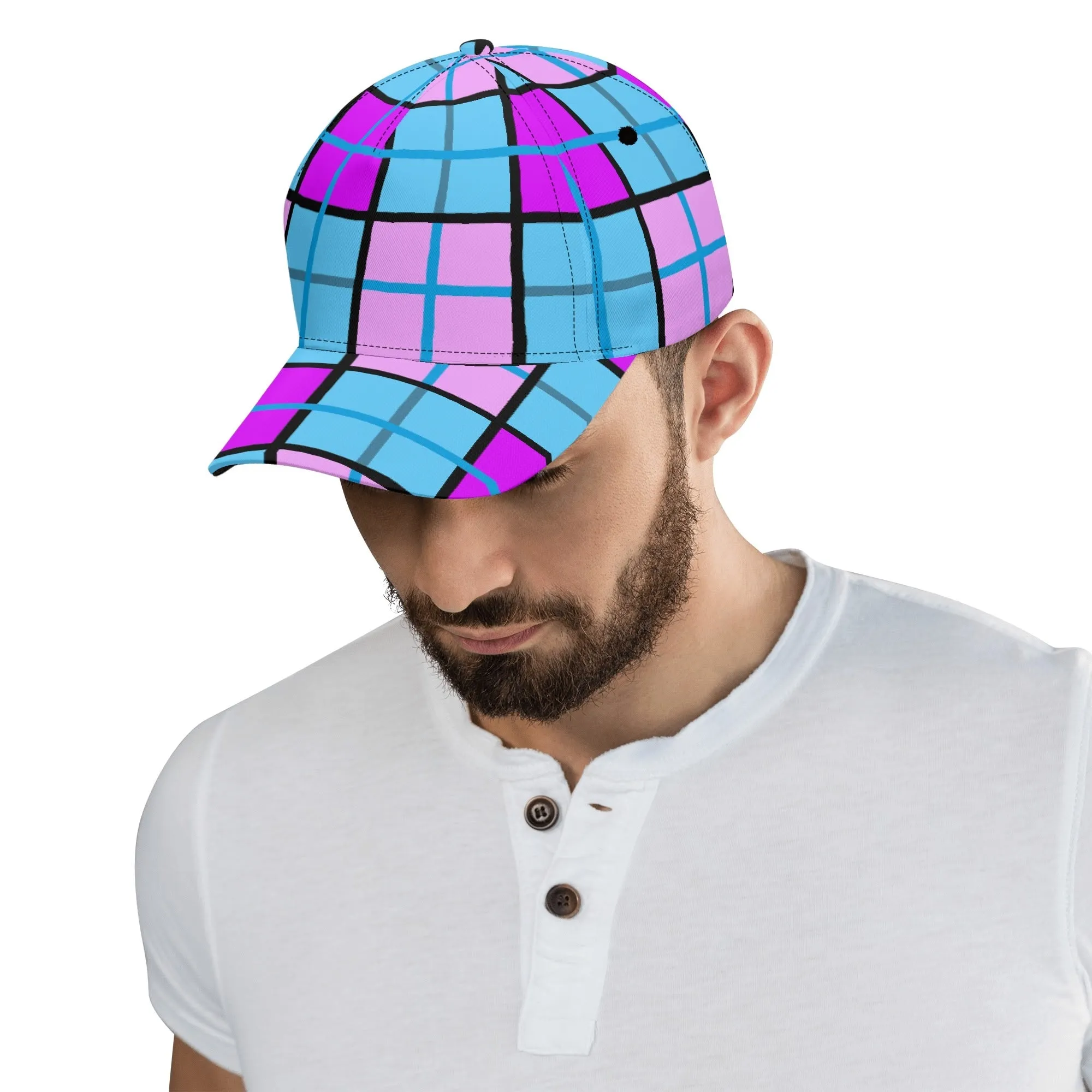 'Clyde Sky Purple' Happy Tartan® Baseball Cap