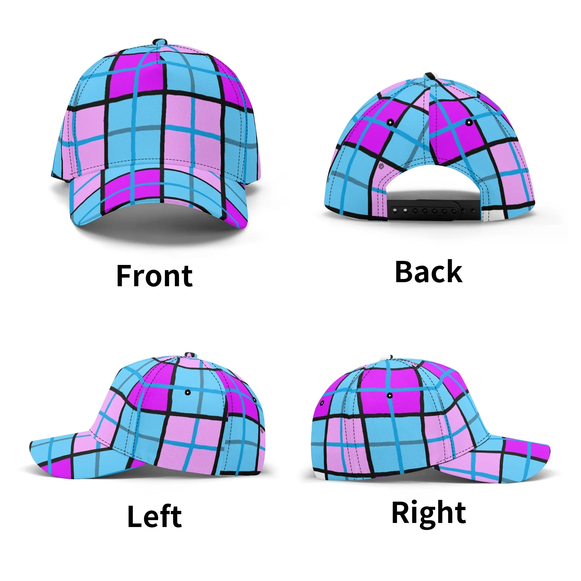 'Clyde Sky Purple' Happy Tartan® Baseball Cap