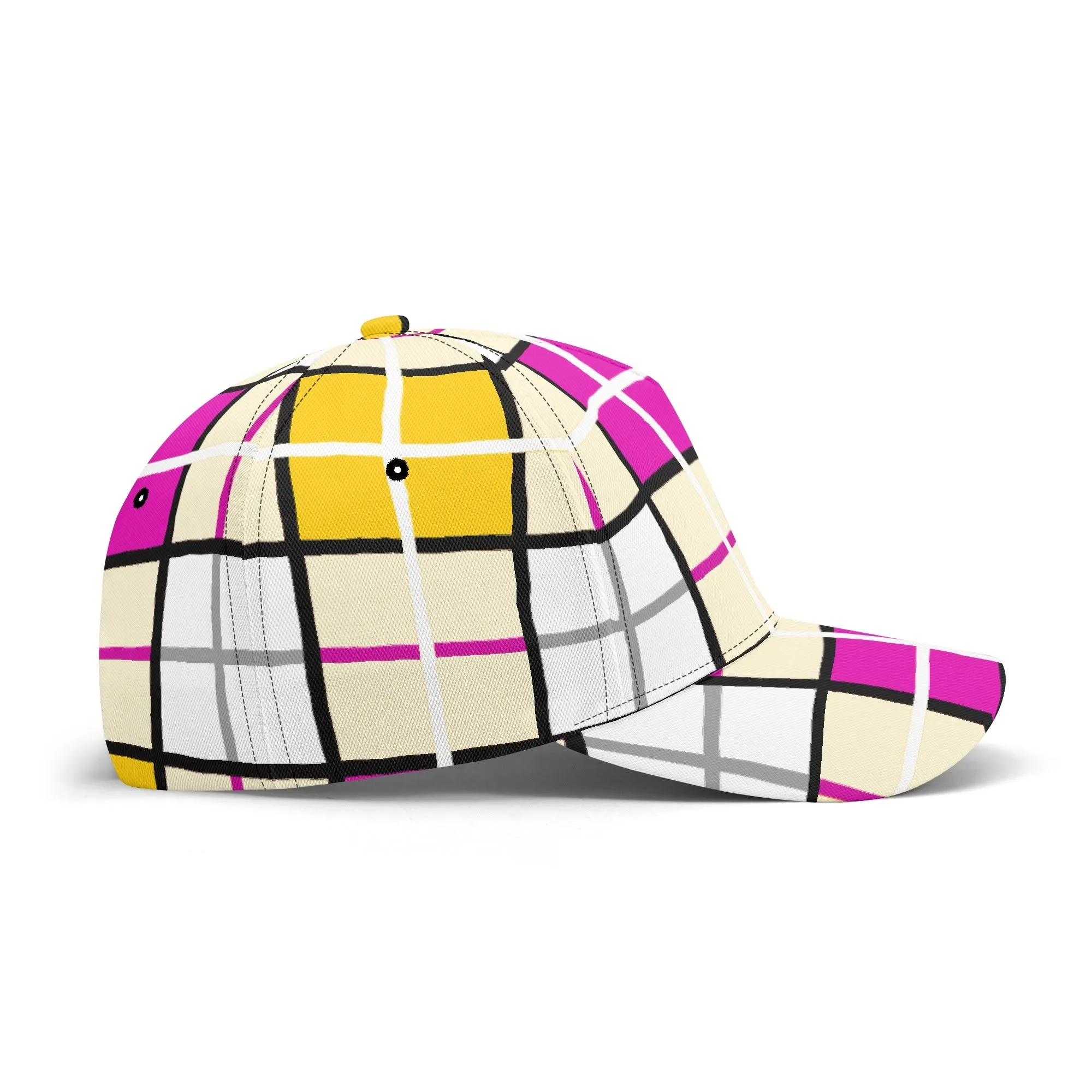 'Clyde Sky Rhubarb' Happy Tartan® Baseball Cap