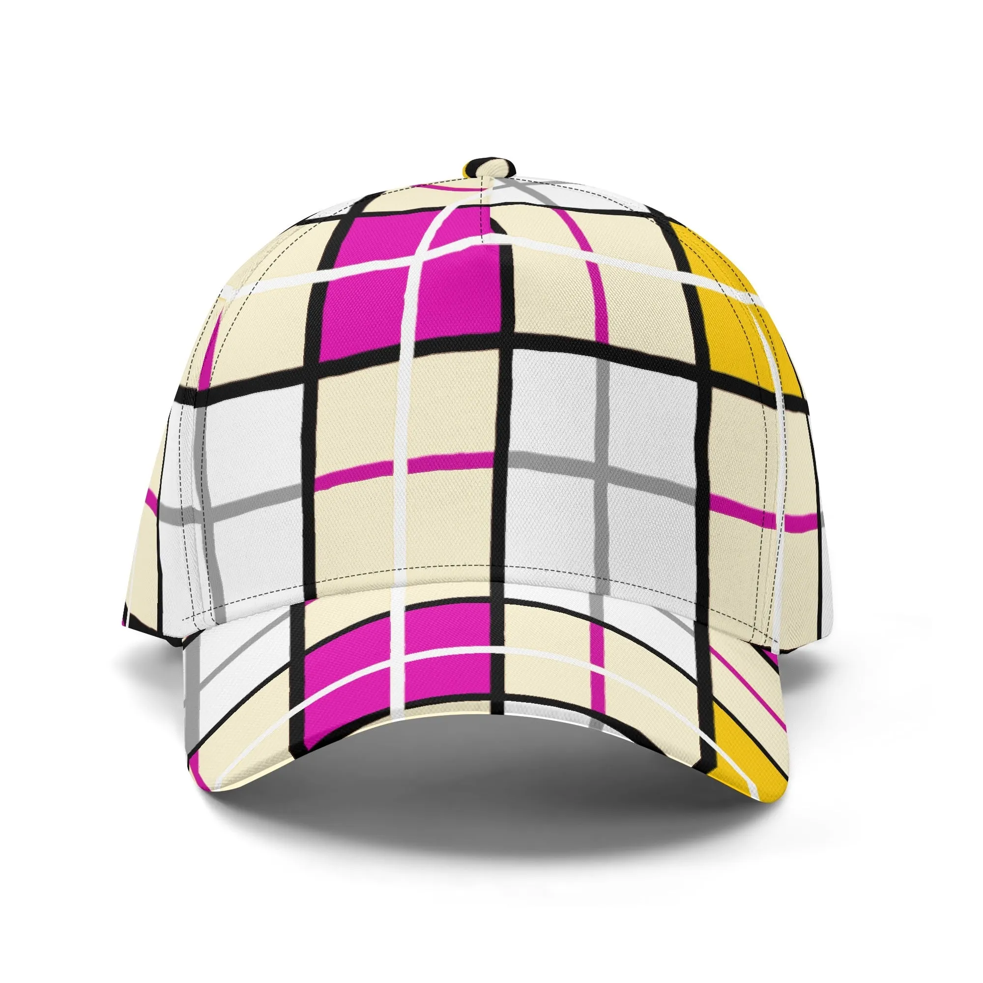 'Clyde Sky Rhubarb' Happy Tartan® Baseball Cap
