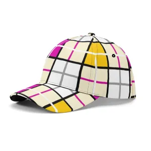 'Clyde Sky Rhubarb' Happy Tartan® Baseball Cap