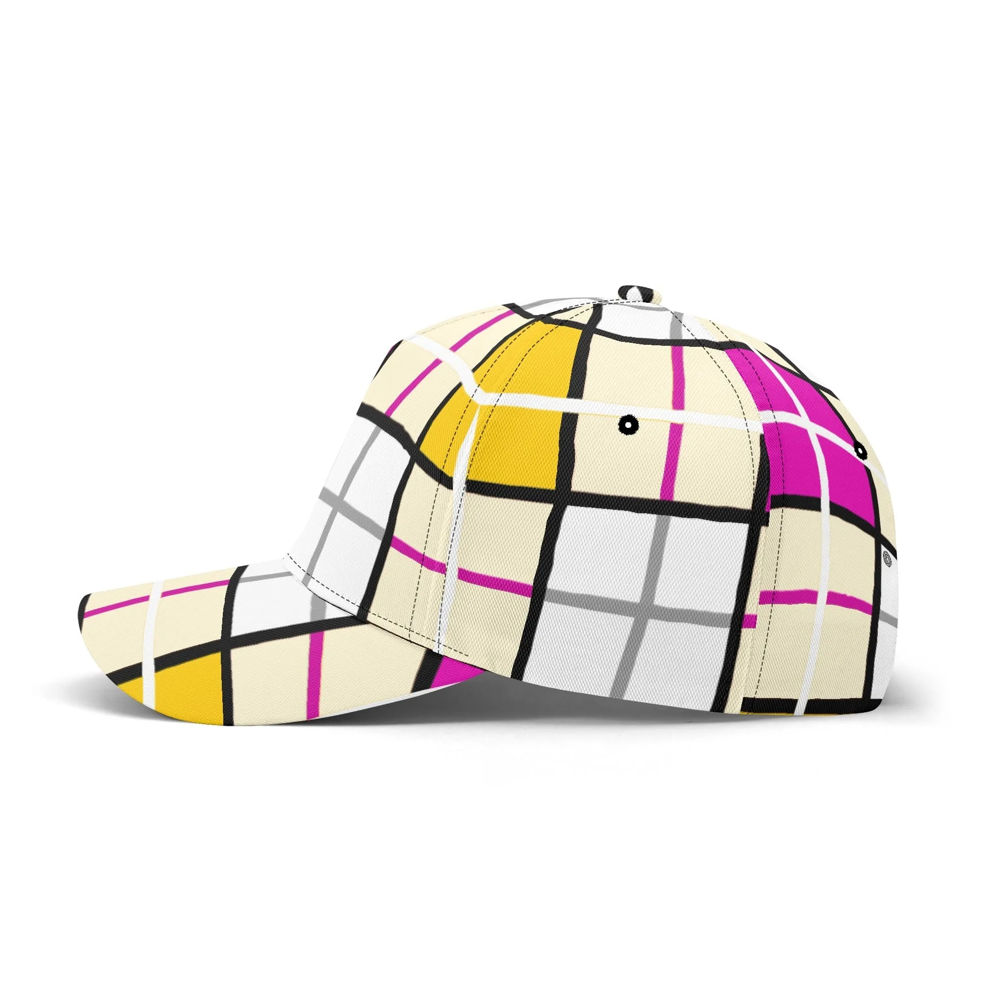 'Clyde Sky Rhubarb' Happy Tartan® Baseball Cap