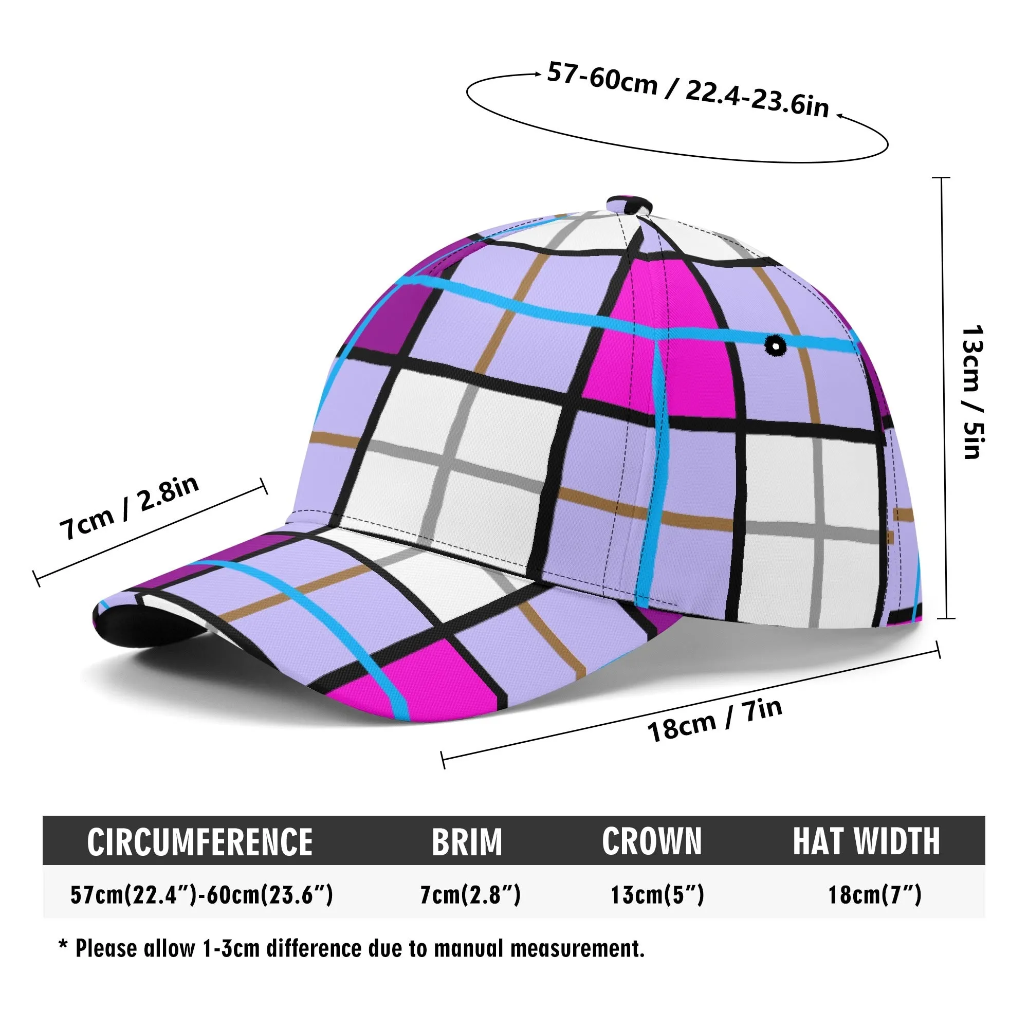 'Clyde Sky Sweet' Happy Tartan® Baseball Cap